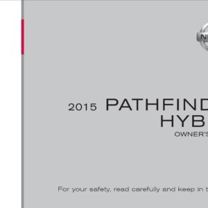 Nissan Pathfinder Hybrid 2015 Owner's Manual