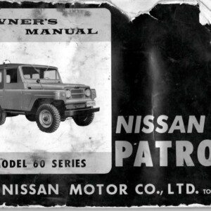 Nissan Patrol model 60 series Owner's Manual