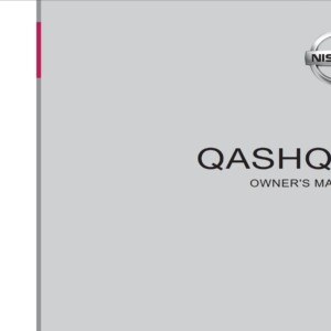 Nissan Qashqai 2014 Owner's Manual