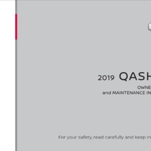 Nissan Qashqai 2019 Owner's Manual