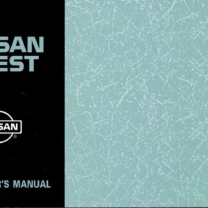 Nissan Quest 1993 Owner’s Manual