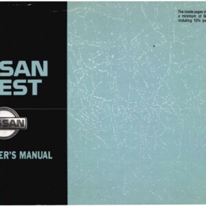 Nissan Quest 1995 Owner’s Manual