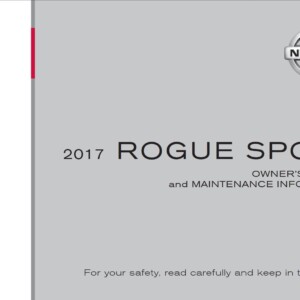 Nissan Rogue Sport 2017 Owner's Manual