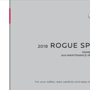Nissan Rogue Sport 2018 Owner's Manual