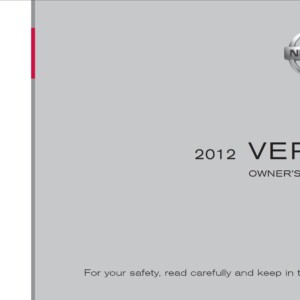 Nissan Versa Hatchback 2012 Owner's Manual
