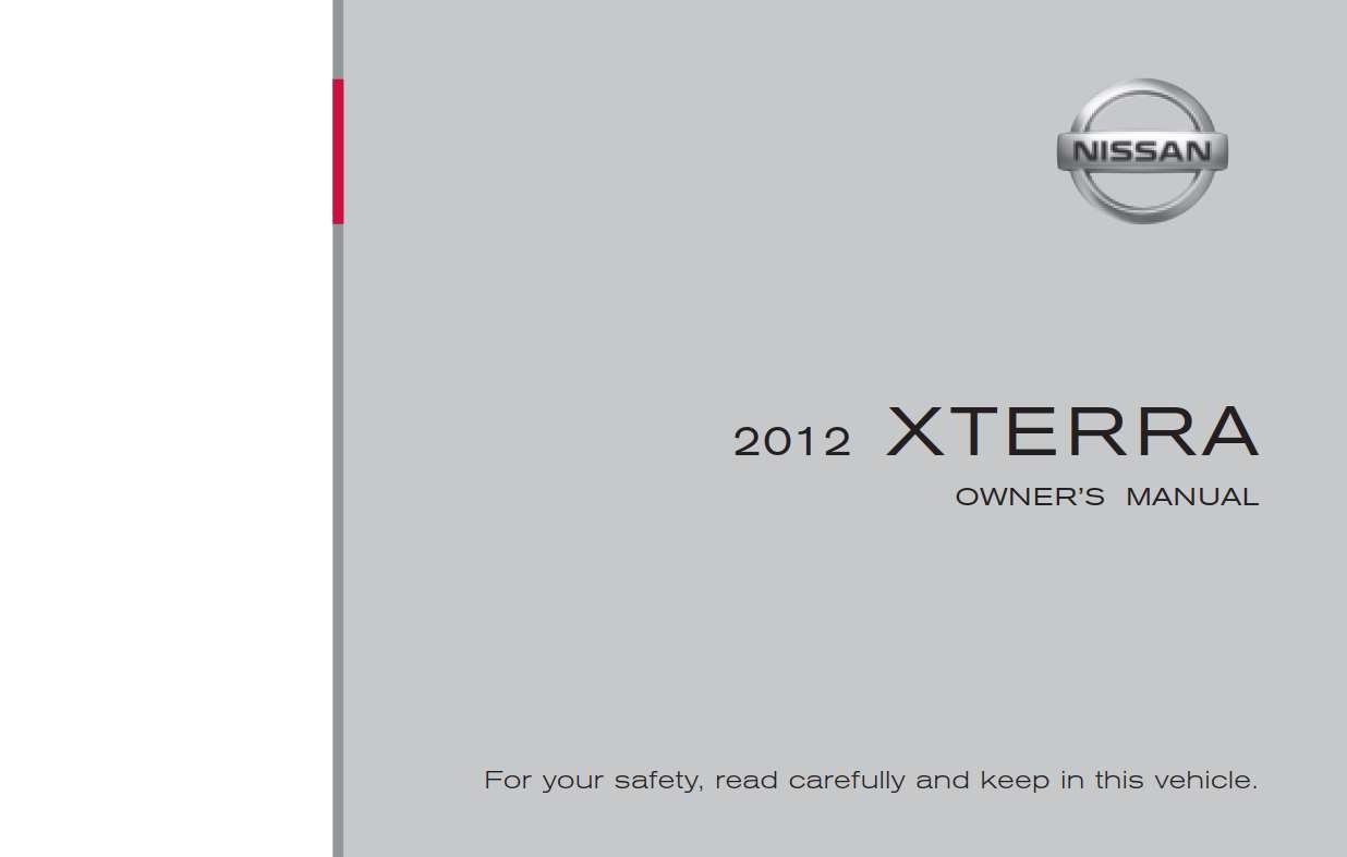 Nissan Xterra 2012 Owner's Manual