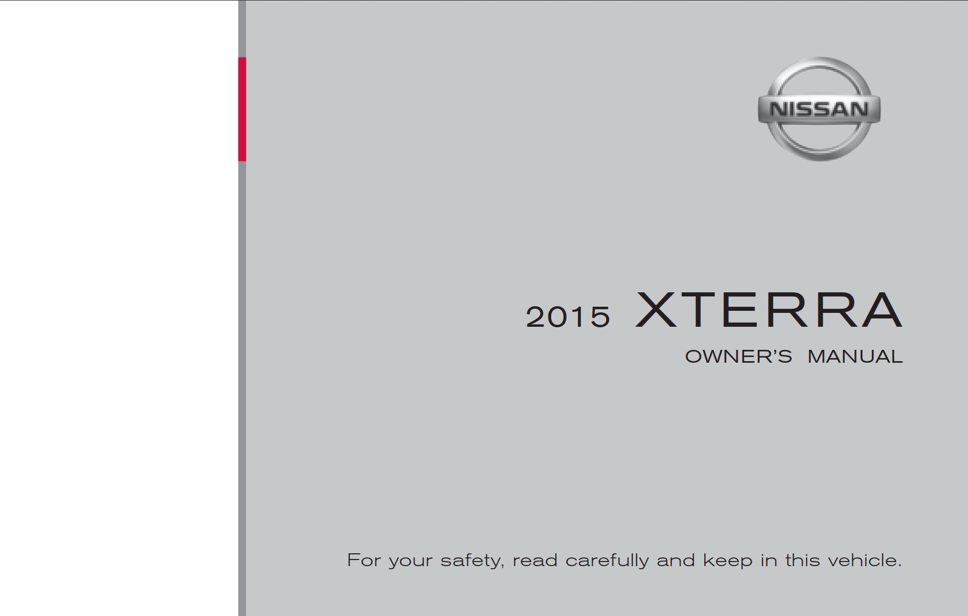 Nissan Xterra 2015 Owner's Manual