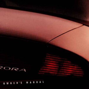 Oldsmobile Aurora 1995 Owner's Manual