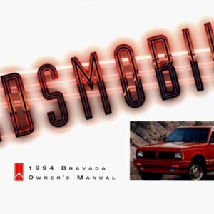 Oldsmobile Bravada 1994 Owner's Manual