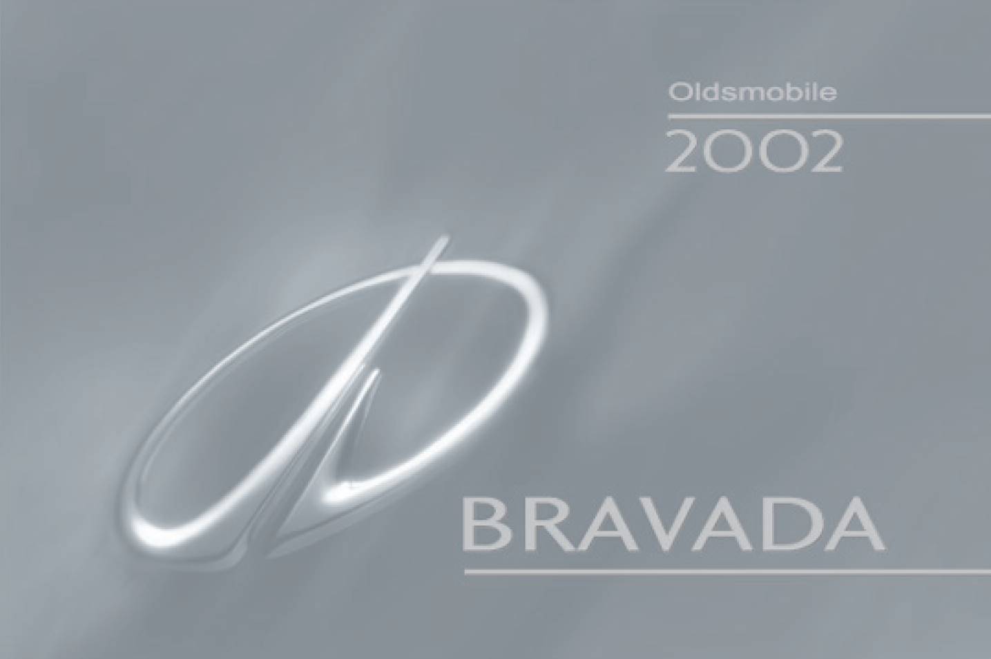 Oldsmobile Bravada 2002 Owner's Manual