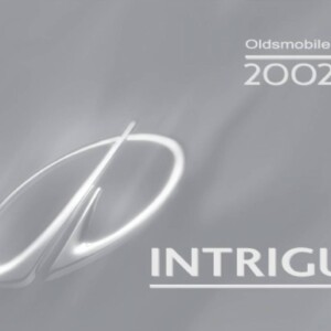 Oldsmobile Intrigue 2002 Owner's Manual