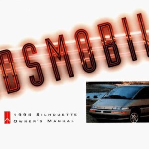 Oldsmobile Silhouette 1994 Owner's Manual