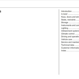 Opel Agila 2011 Owner's Manual