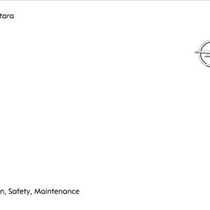 Opel Antara 2009 Owner's Manual