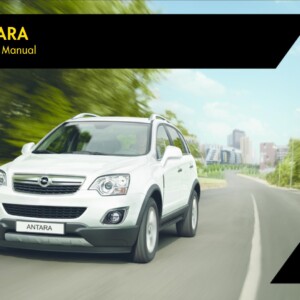 Opel Antara 2017 Owner's Manual