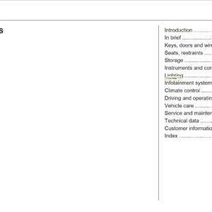 Opel Astra Twintop 2012 Owner's Manual