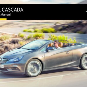 Opel Cascada 2016 Owner's Manual