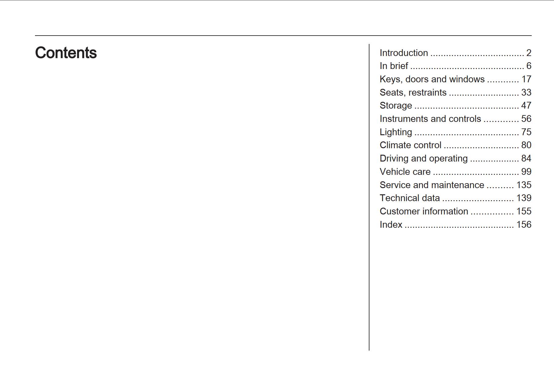 Opel Combo 2011 Owner's Manual