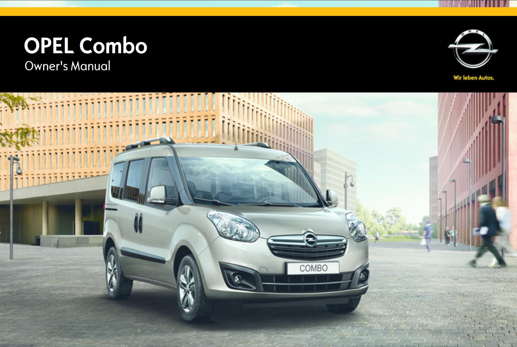 opel combo user manual