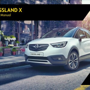 Opel Crossland X 2017 Owner's Manual