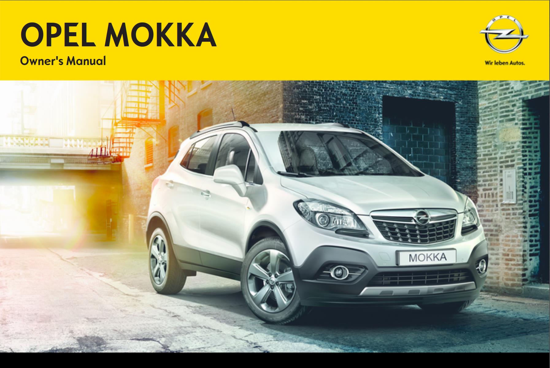 Opel Mokka Owners Manual Pdf For Free