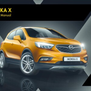 Opel Mokka X 2017 Owner's Manual