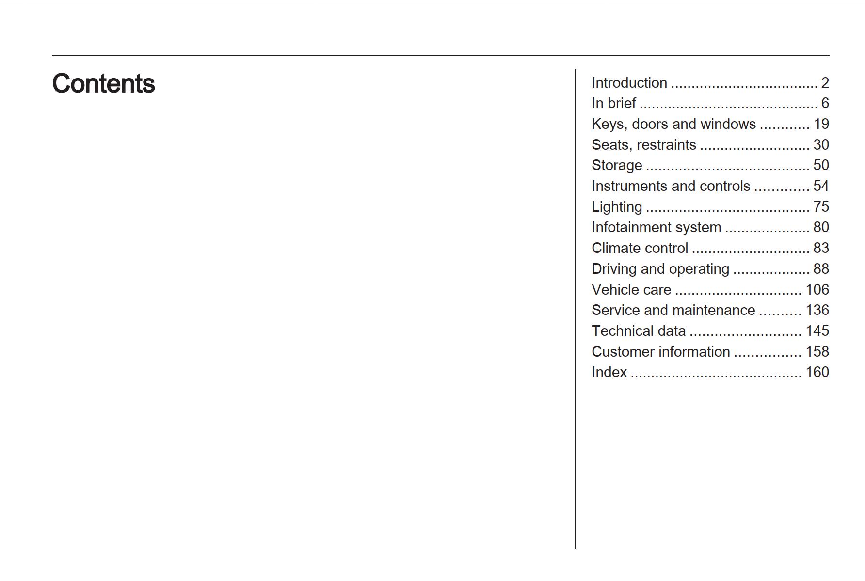 Opel Vivaro 2010 Owner's Manual