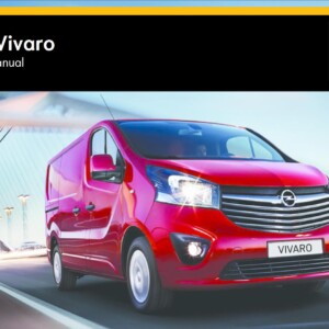 Opel Vivaro 2015 Owner's Manual