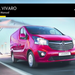 Opel Vivaro 2017 Owner's Manual