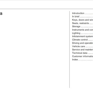 Opel Zafira 2010 Owner's Manual