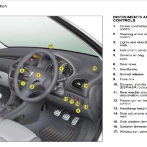 Peugeot 206 2007 Owner's Manual