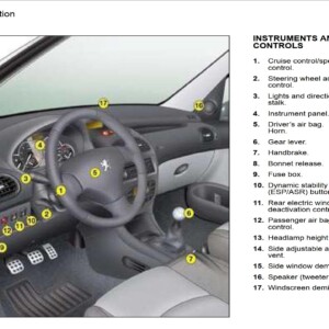 Peugeot 206 Dag 2007 Owner's Manual