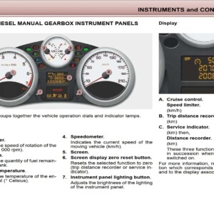 Peugeot 206 P Dag 2010 Owner's Manual