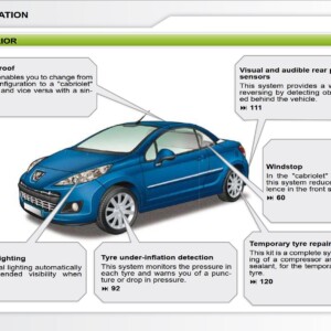 Peugeot 207 CC 2010 Owner's Manual