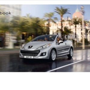 Peugeot 207 CC 2011 Owner's Manual