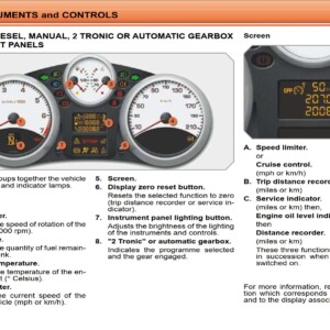 Peugeot 207 Dag 2010 Owner's Manual