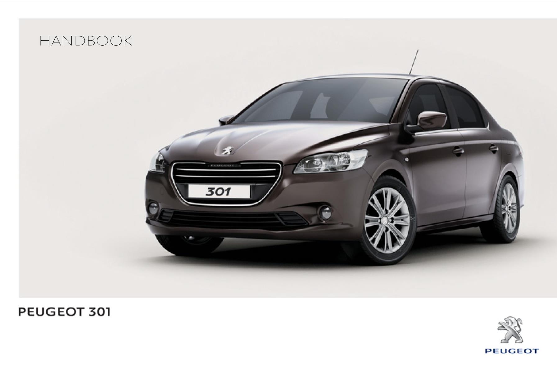 Peugeot 301 2012 Owner's Manual