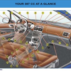 Peugeot 307 CC Dag 2004 Owner's Manual