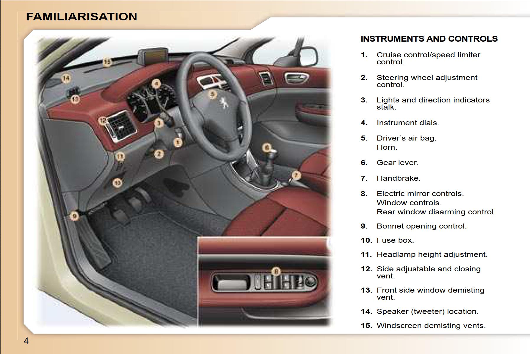 Peugeot 307 SW Dag 2006 Owner's Manual