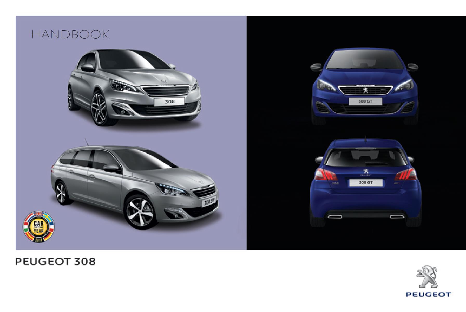 Peugeot 308 2015 Owner's Manual