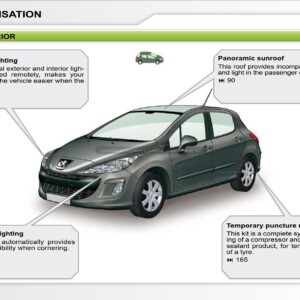 Peugeot 308 SW BL 2009 Owner's Manual