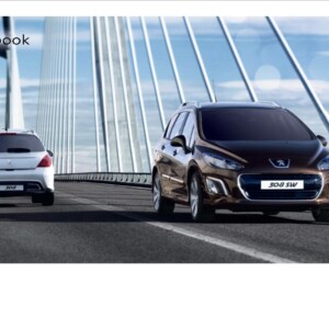 Peugeot 308 SW BL 2012 Owner's Manual