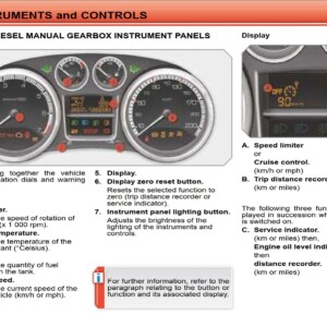 Peugeot 308 SW BL Dag 2008 Owner's Manual