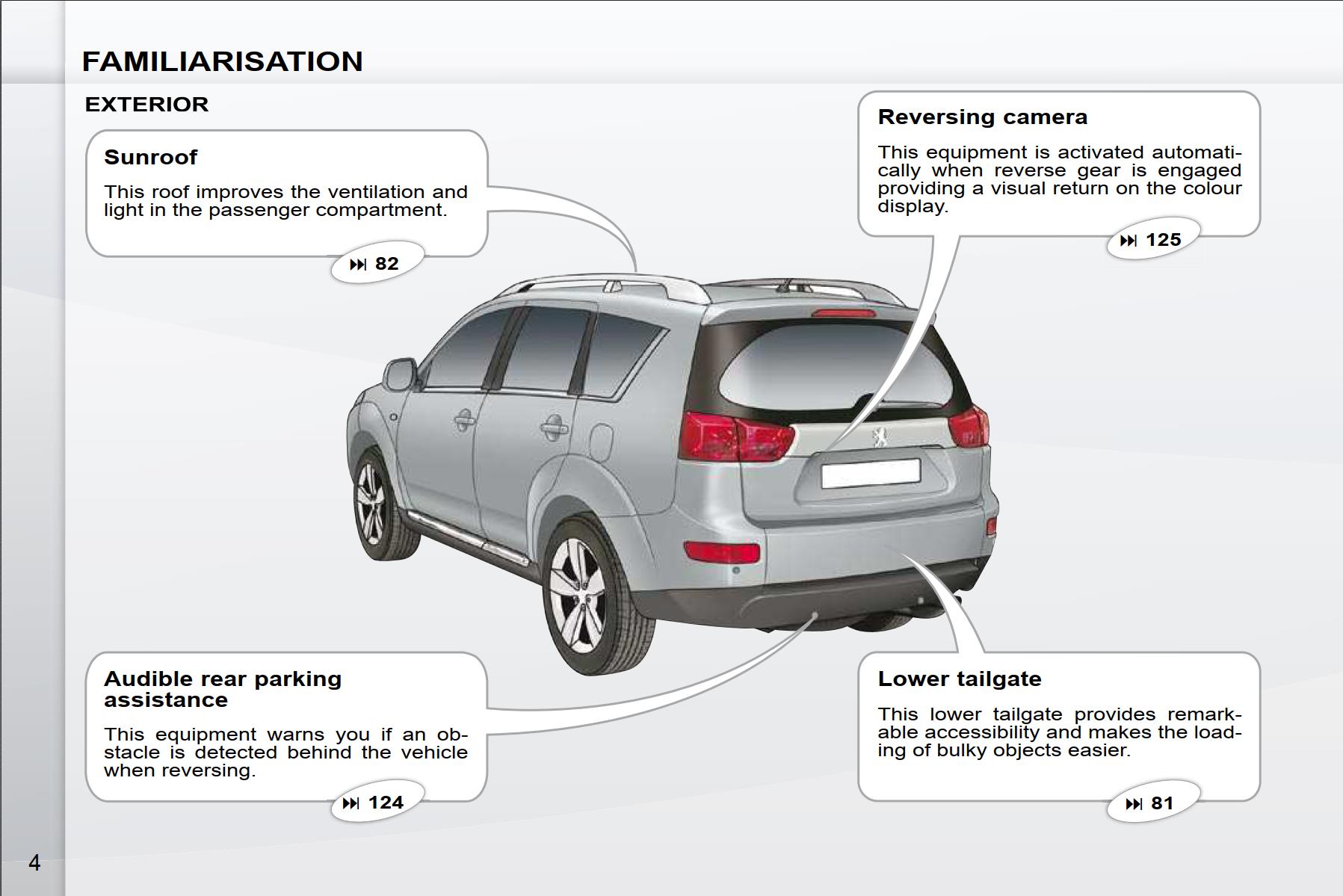 Peugeot 4007 2009 Owner's Manual