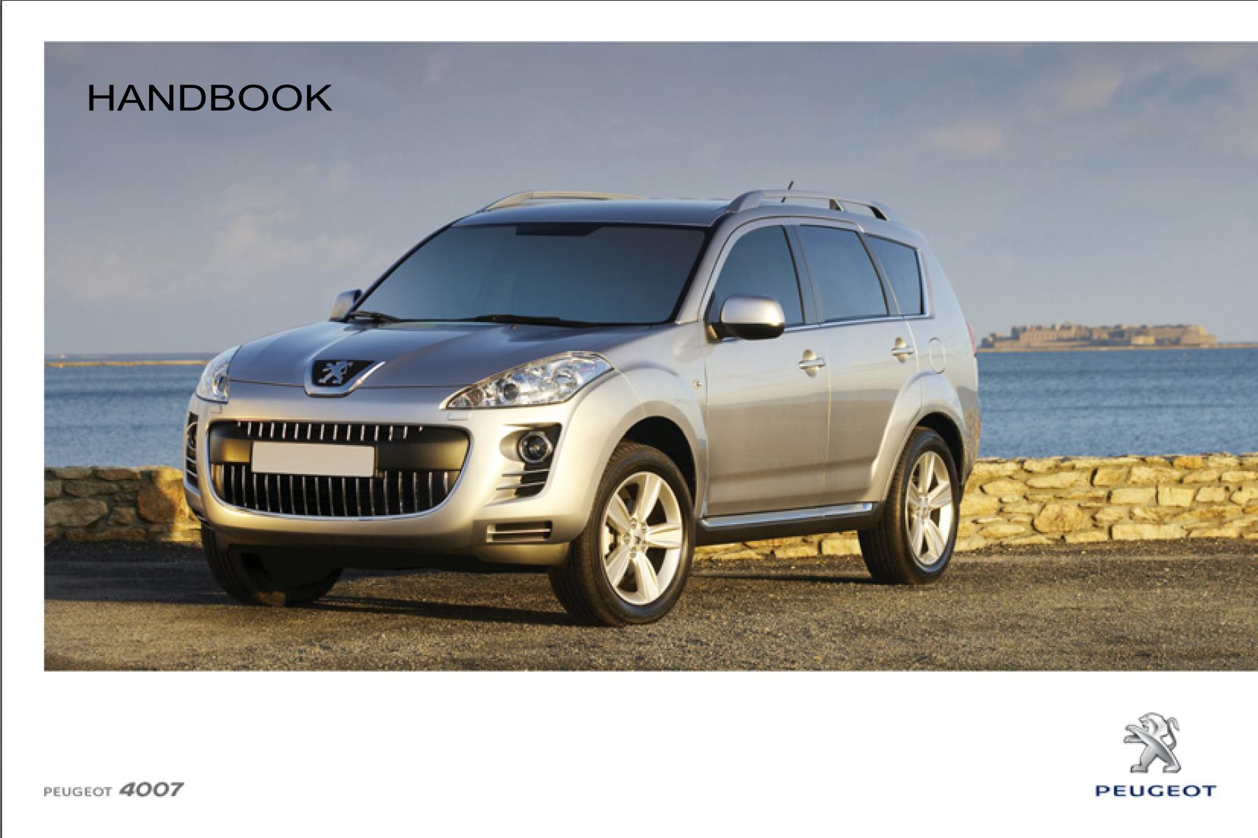 Peugeot 4007 2011 Owner's Manual