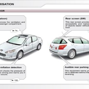 Peugeot 407 2008 Owner's Manual