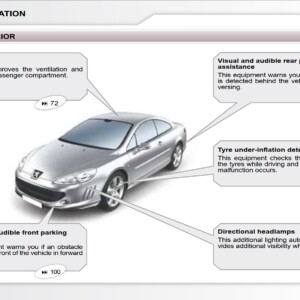 Peugeot 407 C Dag 2008 Owner's Manual