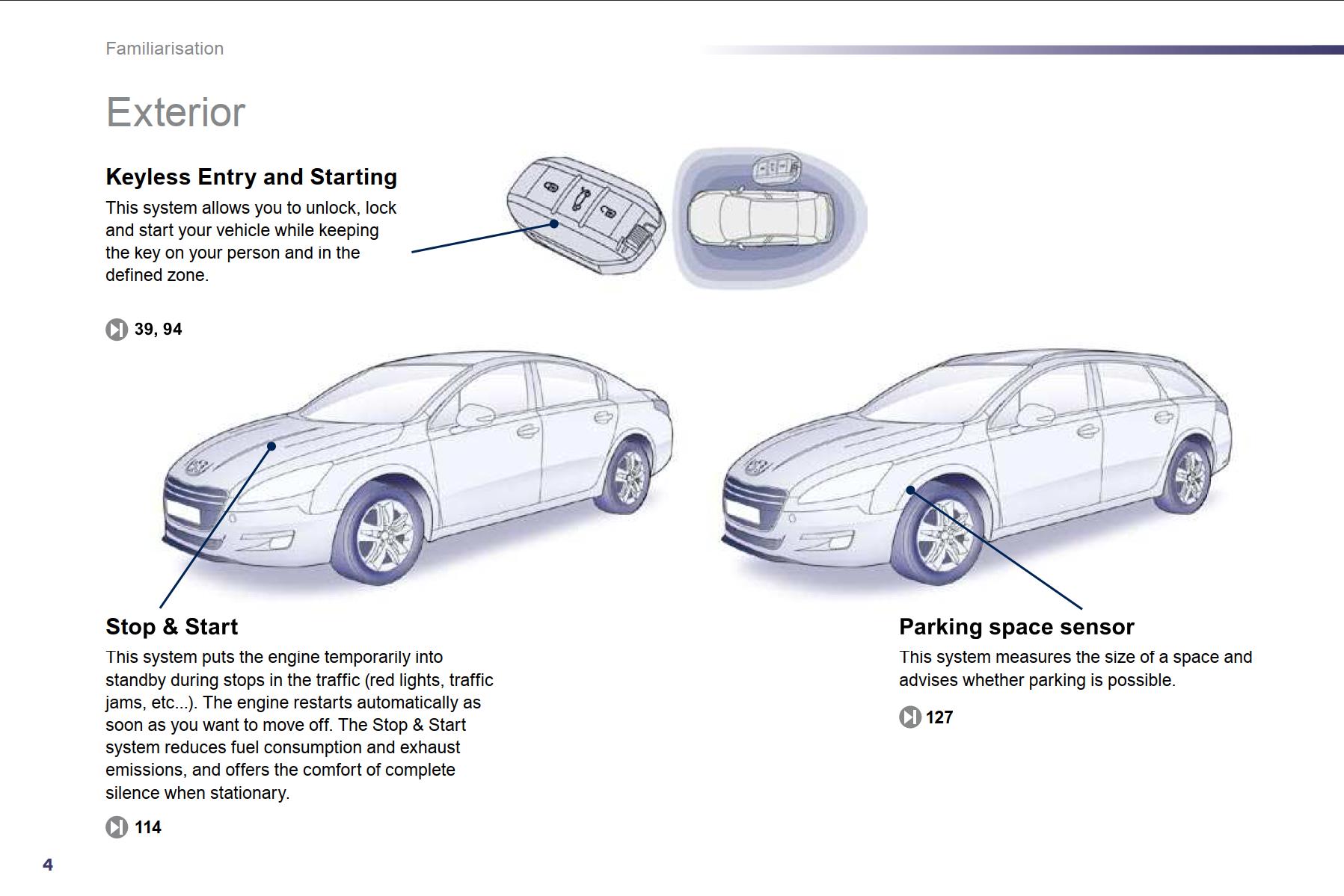 Peugeot 508 Dag 2010 Owner's Manual