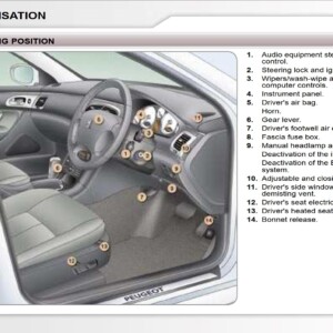 Peugeot 607 2006 Owner's Manual