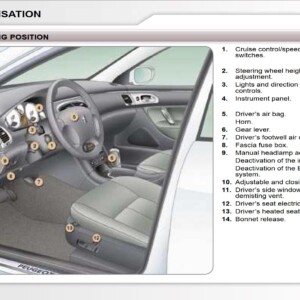 Peugeot 607 Dag 2006 Owner's Manual